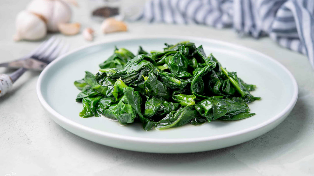 Recipe of Sautéed Spinach with Garlic and Lemon