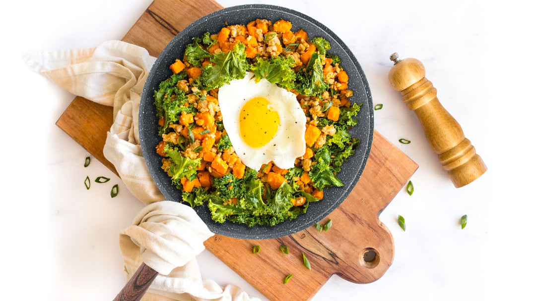 Recipe of Sweet Potato Hash with Kale