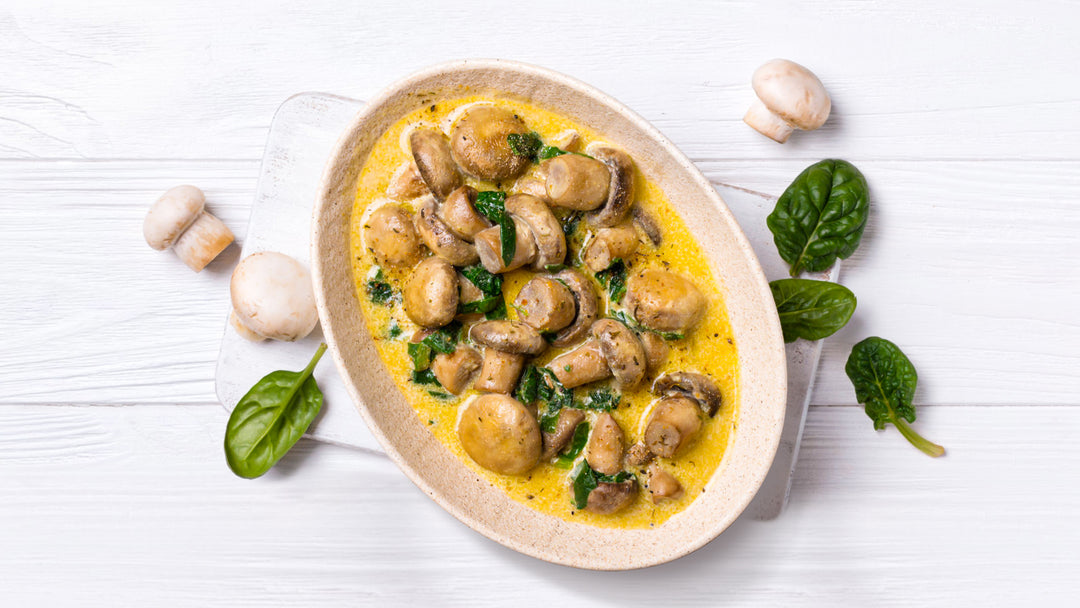 Recipe of Creamy Garlic Mushroom