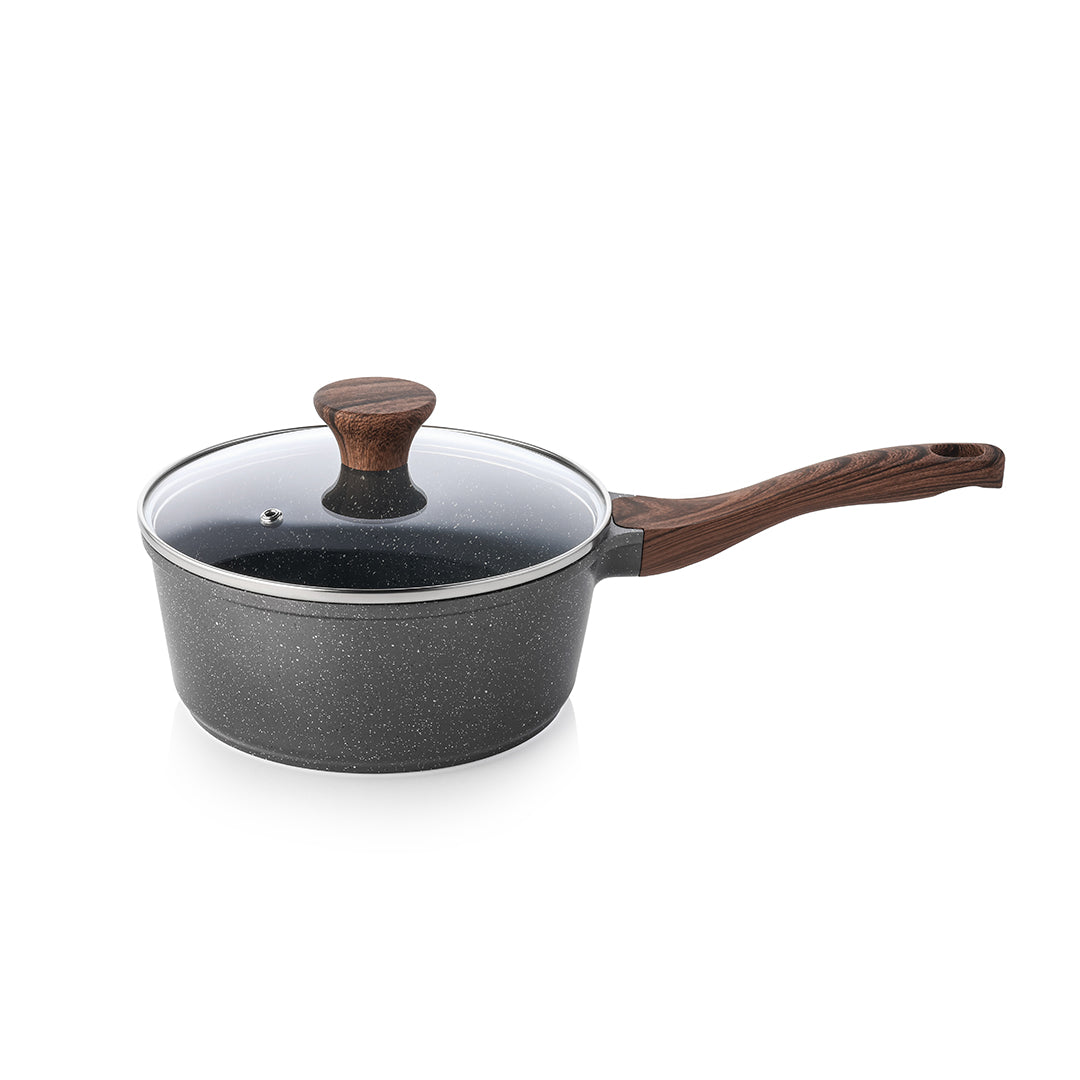 SENSARTE Granite Nonstick Sauce Pan with Lid (1.5/2.0/2.6-Qt)