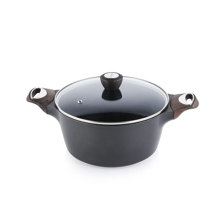 SENSARTE Duramax Nonstick Stock Pot Casserole with Lid