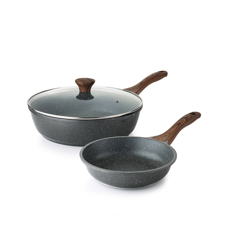 SENSARTE Granite 3-Piece Nonstick Frying Pan Set