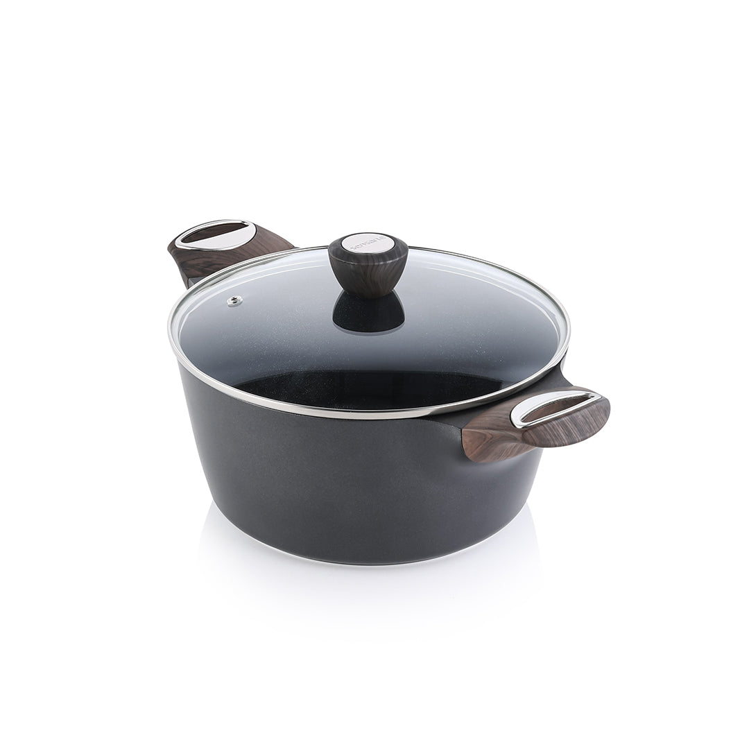 SENSARTE Duramax Nonstick Stock Pot Casserole with Lid