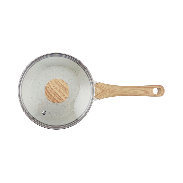 SENSARTE Ceramic Nonstick Sauce Pan with Lid (1.5/2.0/2.6-Qt)