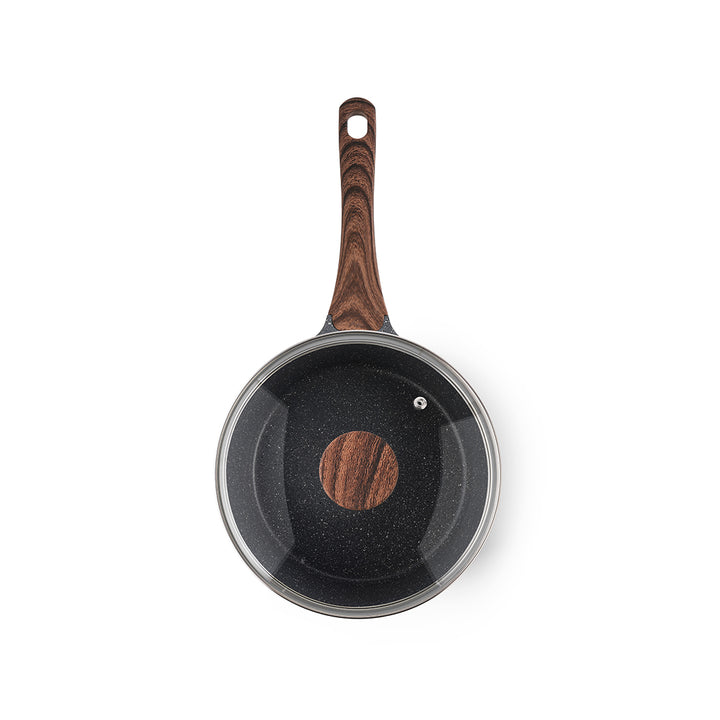 SENSARTE Granite Nonstick Sauce Pan with Lid (1.5/2.0/2.6-Qt)