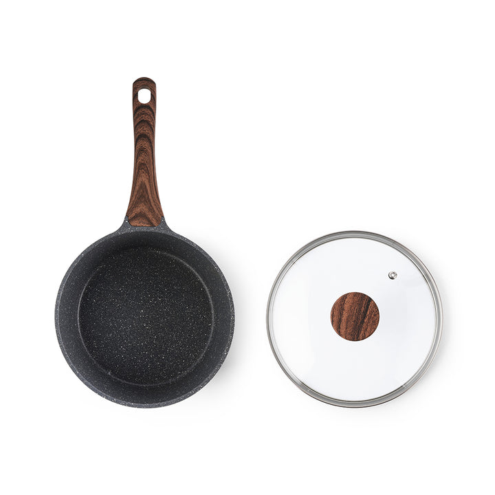 SENSARTE Granite Nonstick Sauce Pan with Lid (1.5/2.0/2.6-Qt)