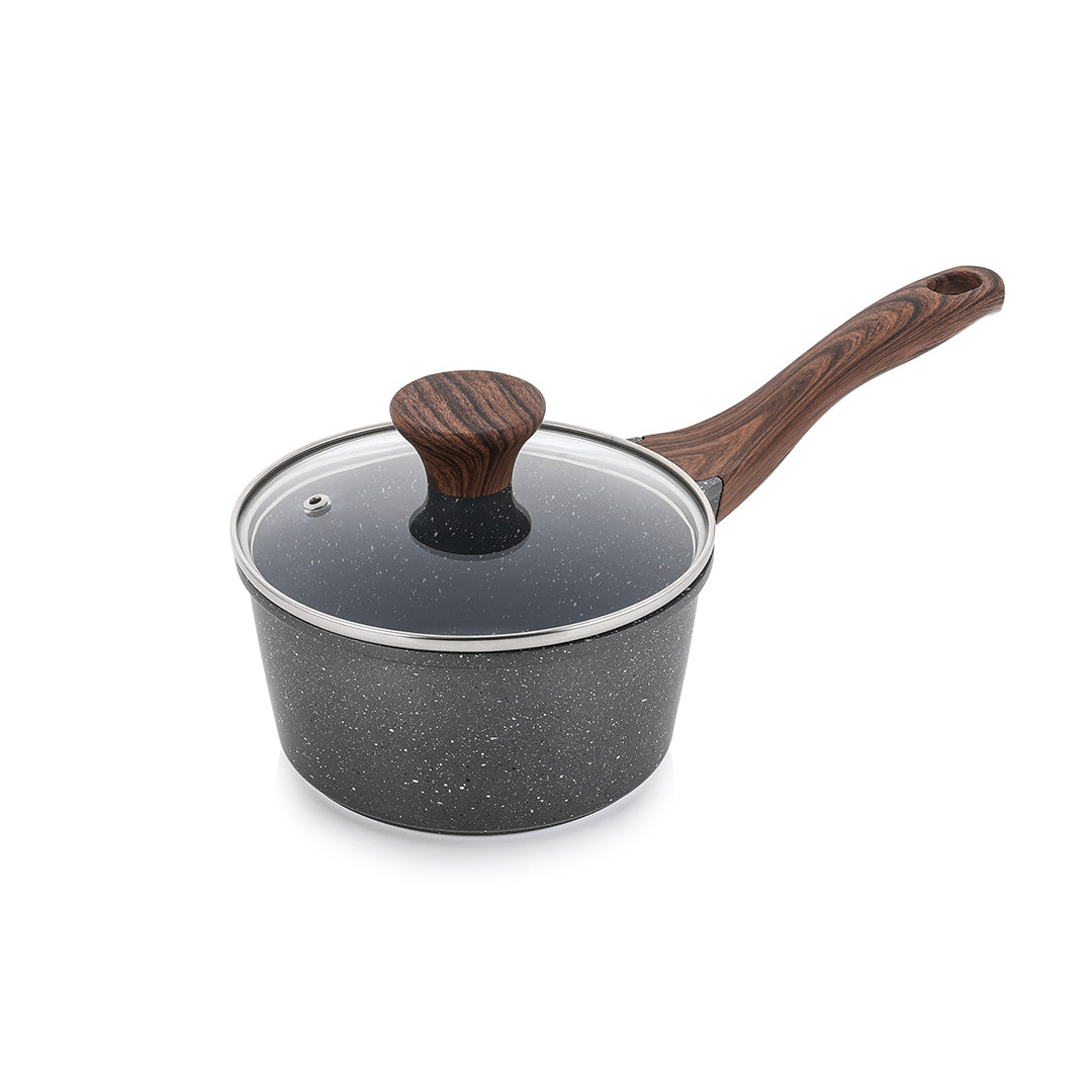 SENSARTE Granite Nonstick Sauce Pan with Lid (1.5/2.0/2.6-Qt)