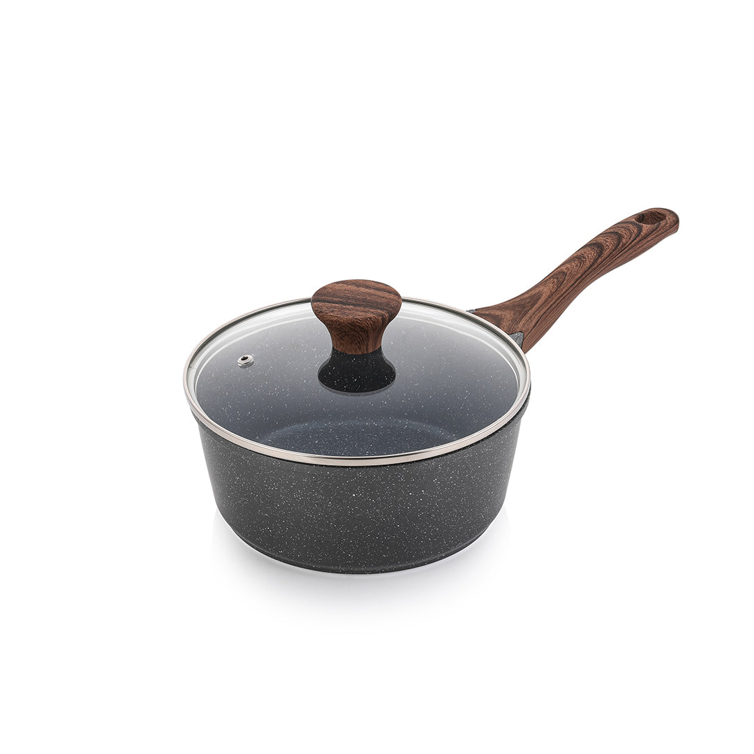 SENSARTE Granite Nonstick Sauce Pan with Lid (1.5/2.0/2.6-Qt)